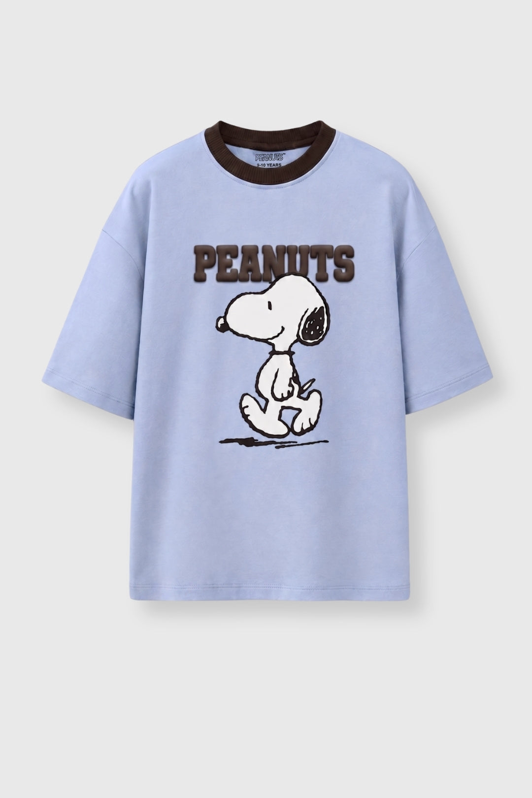 Peanuts Snoopy Ringer Blue T-Shirt