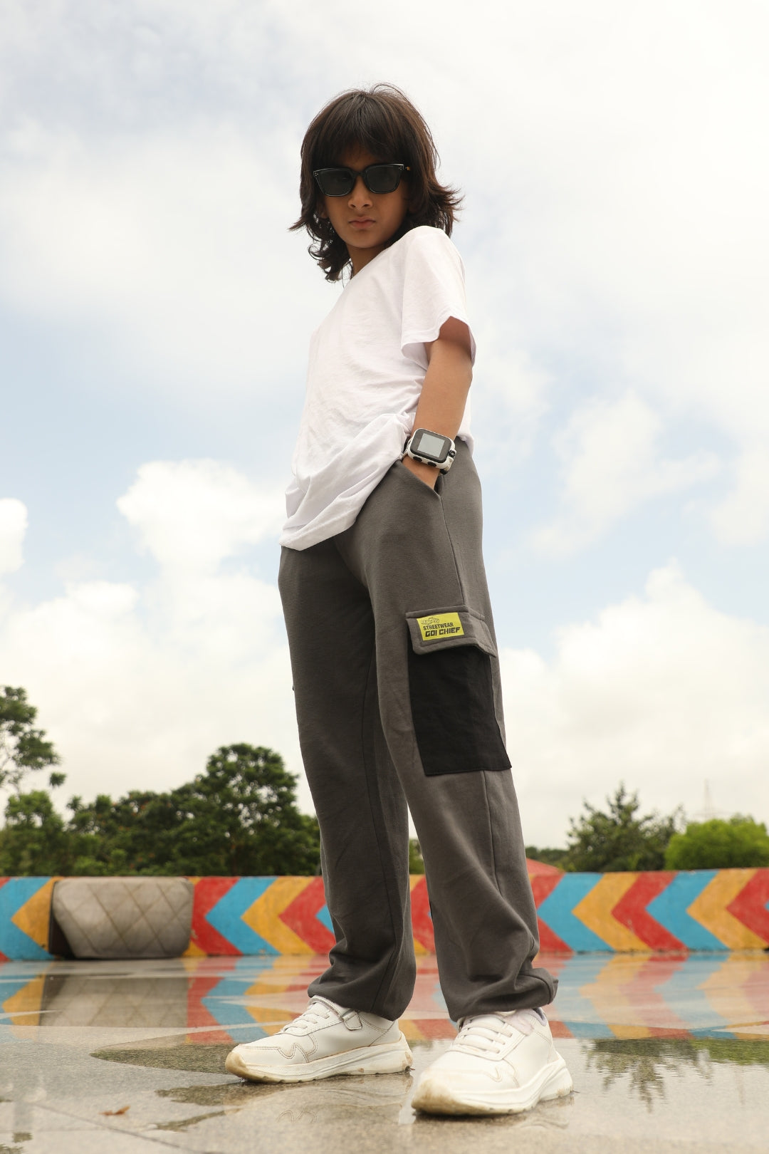 Vibe Check Dark Grey Jogger