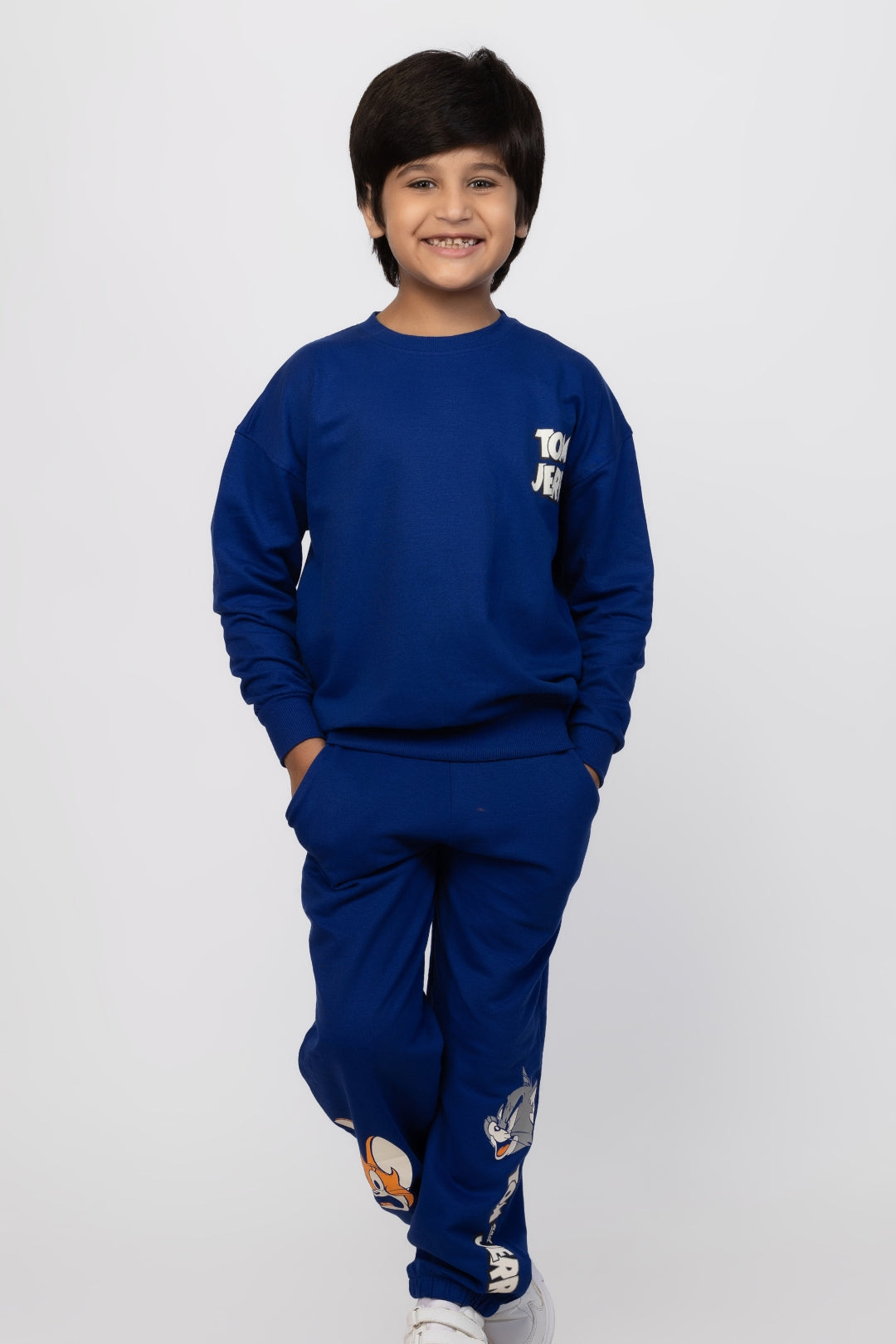 tom and jerry warm co-ord set for boys