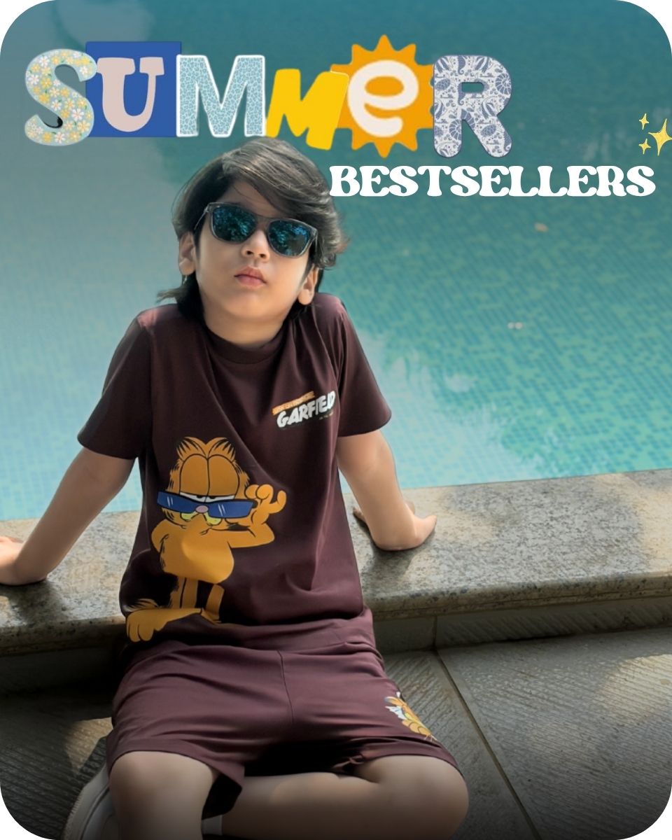 Bestselling cotton kids outfits and co-ord sets