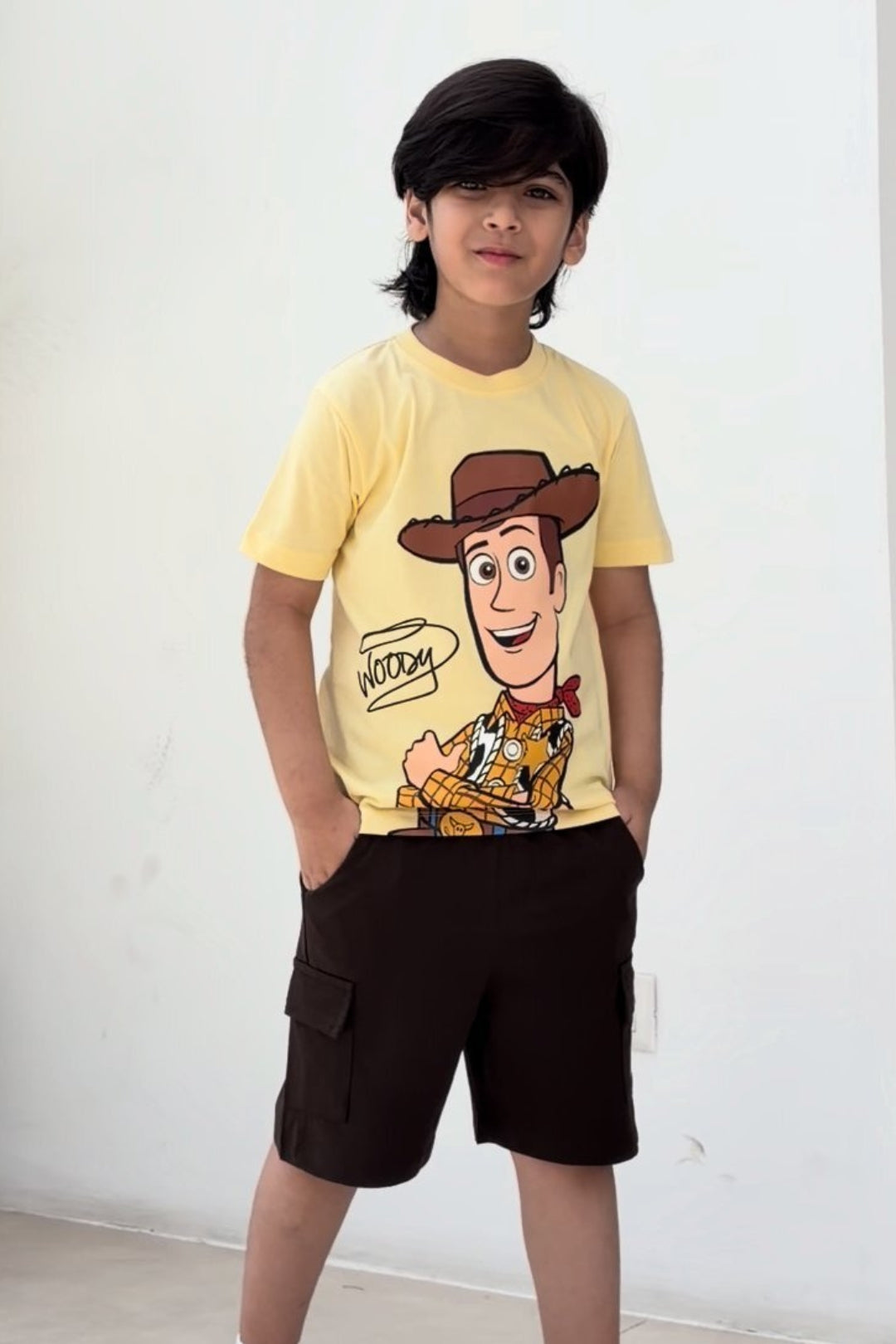 disney toy story printed shorts set for boys