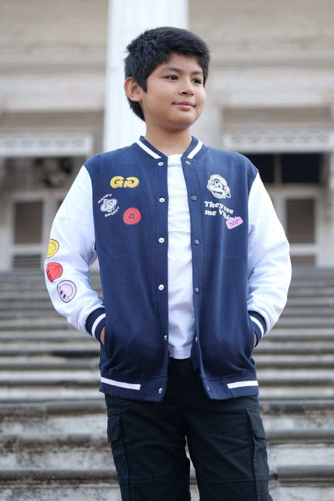 Varsity Jacket For Boys Funky Monkey Varsity Jacket Nap Chief