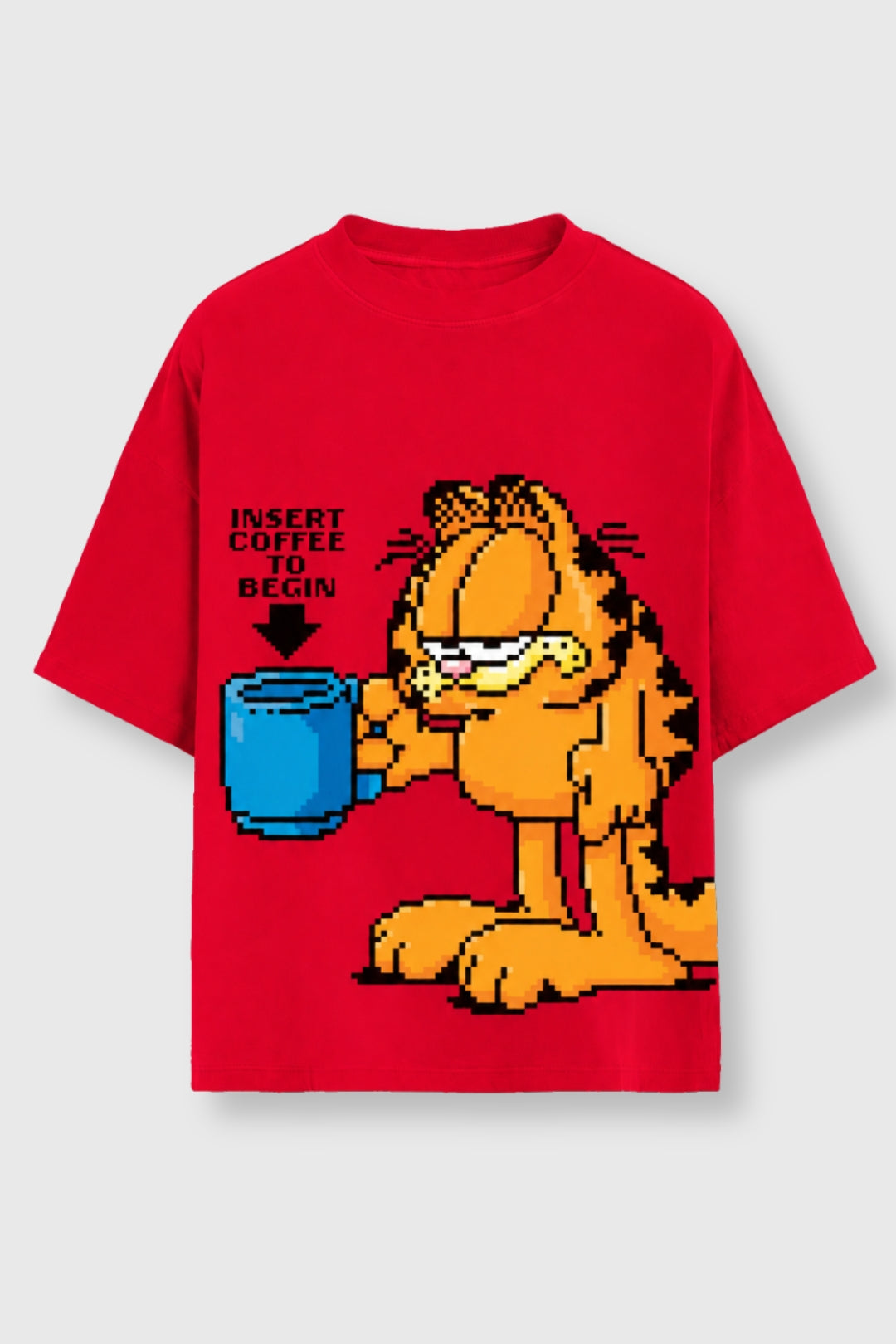 Coffee Break Garfield T-Shirt For Family