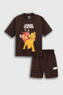 Roar With Hakuna Matata Cargo Shorts Set