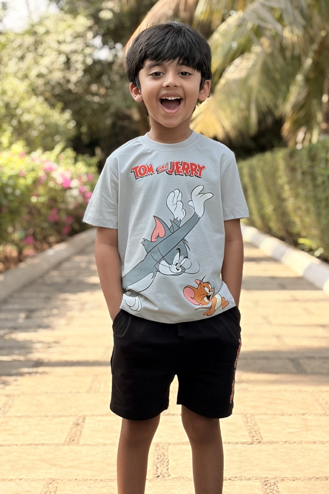 tom and jerry shorts set for boys