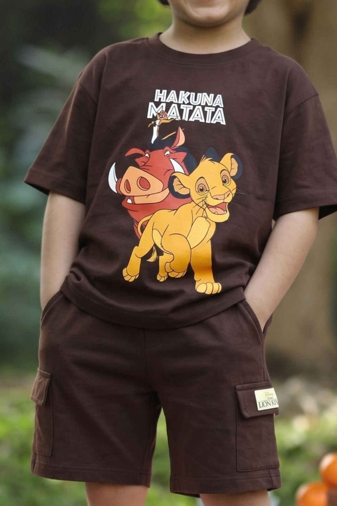 Roar With Hakuna Matata Cargo Shorts Set