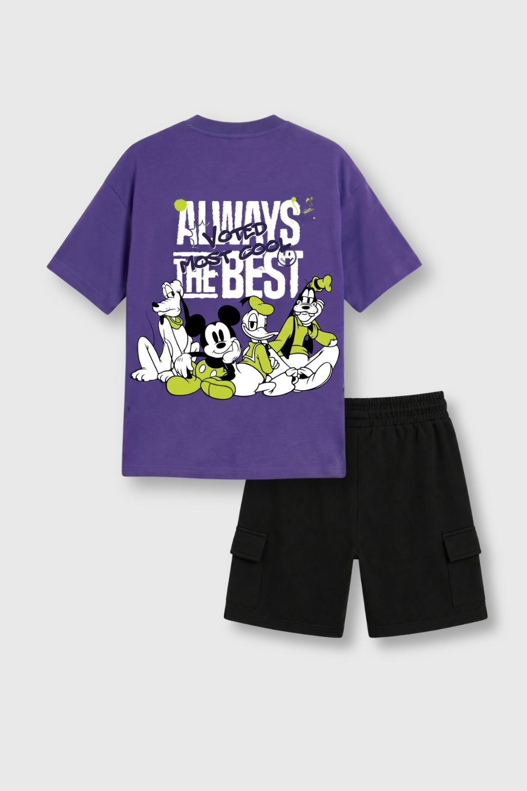 Mickey Squad Cargo Shorts Set