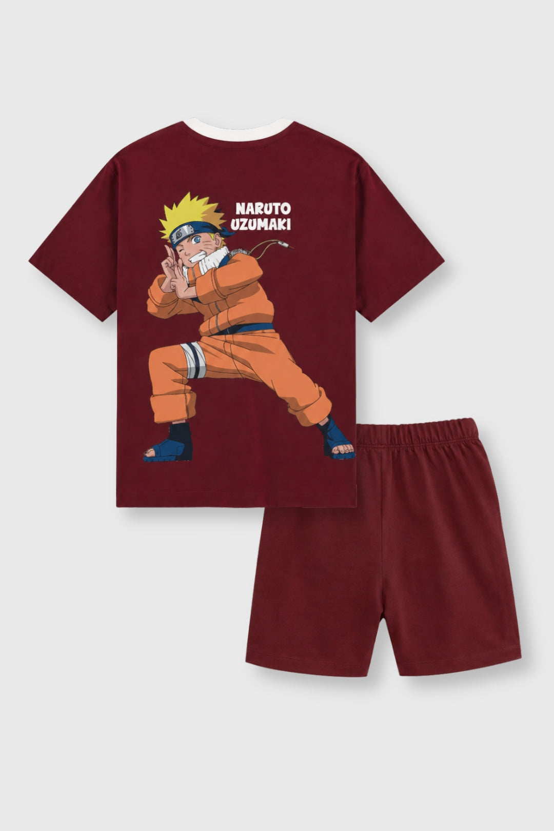 Naruto Uzumaki Shorts Set