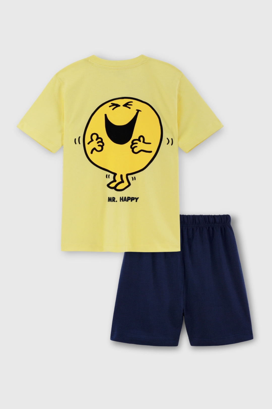 mr happy cotton shorts set for boys