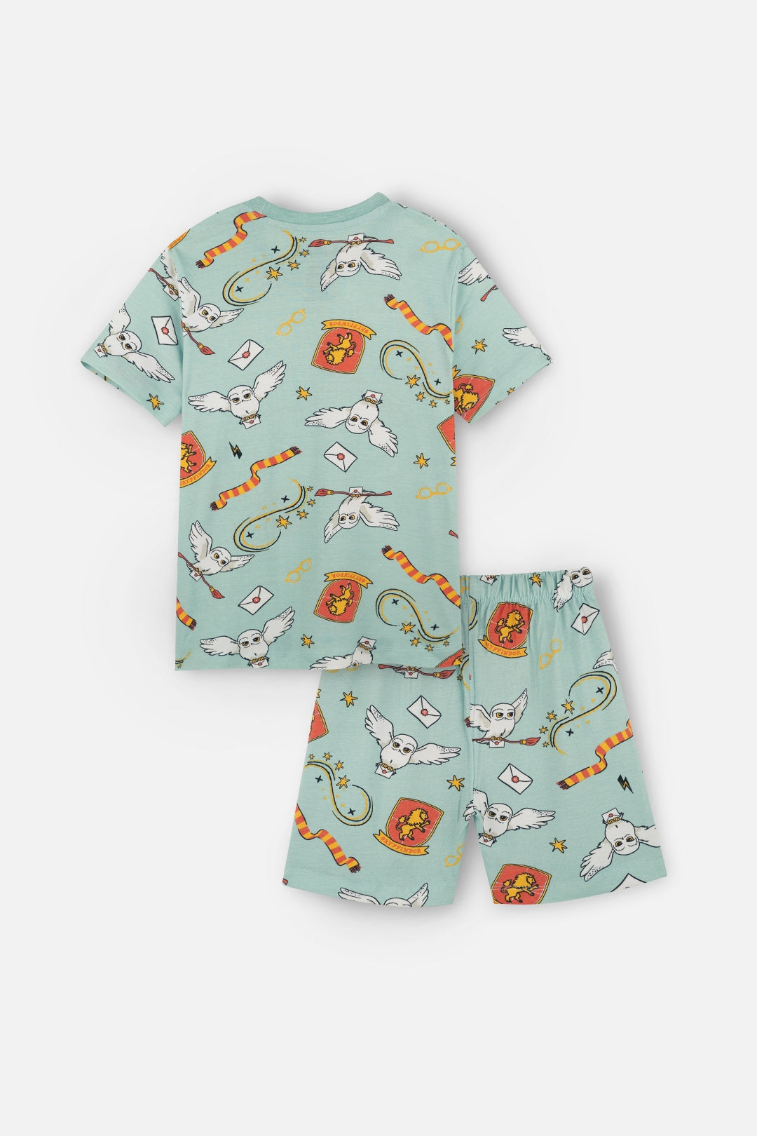 harry potter printed shorts set for boys