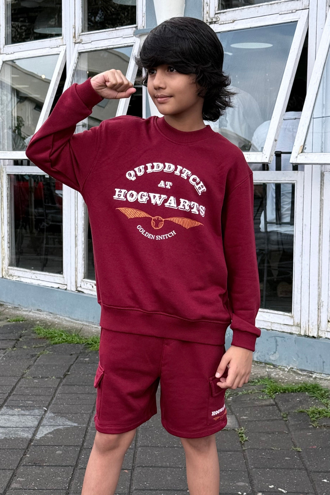 harry potter quidditch winter co-ord set for boys