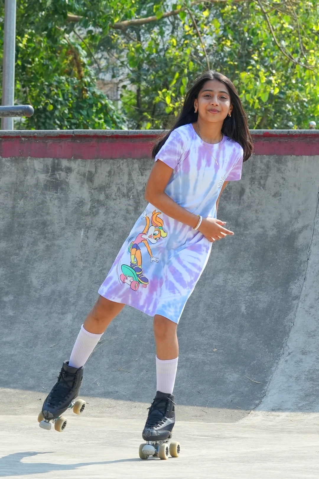 lola bunny casual summer dress for girls