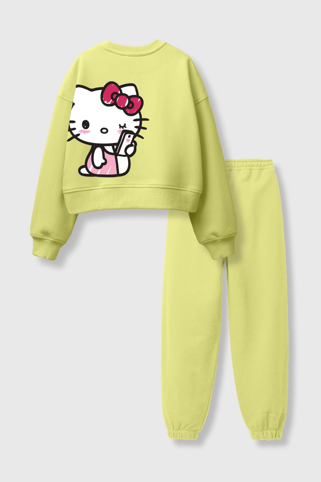 hello kitty winter co-ord set for girls