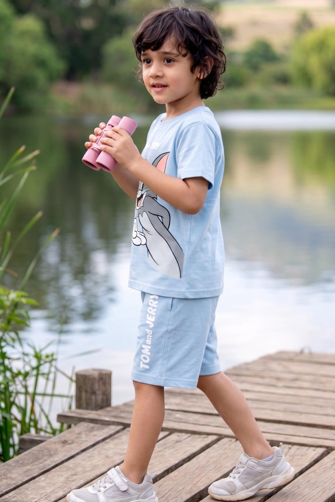 tom and jerry shorts set for boys