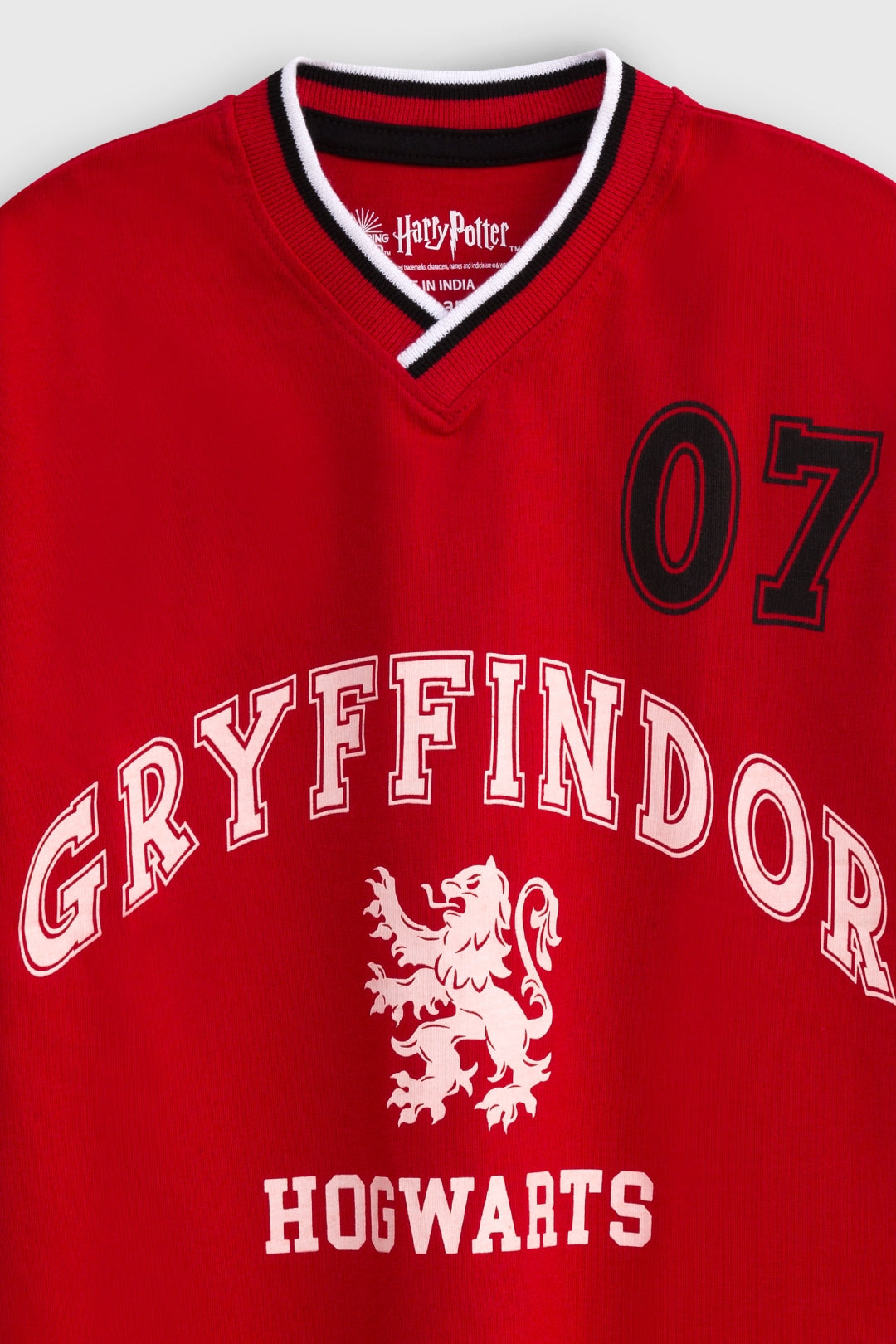 harry potter gryffindor oversized t-shirt for boys
