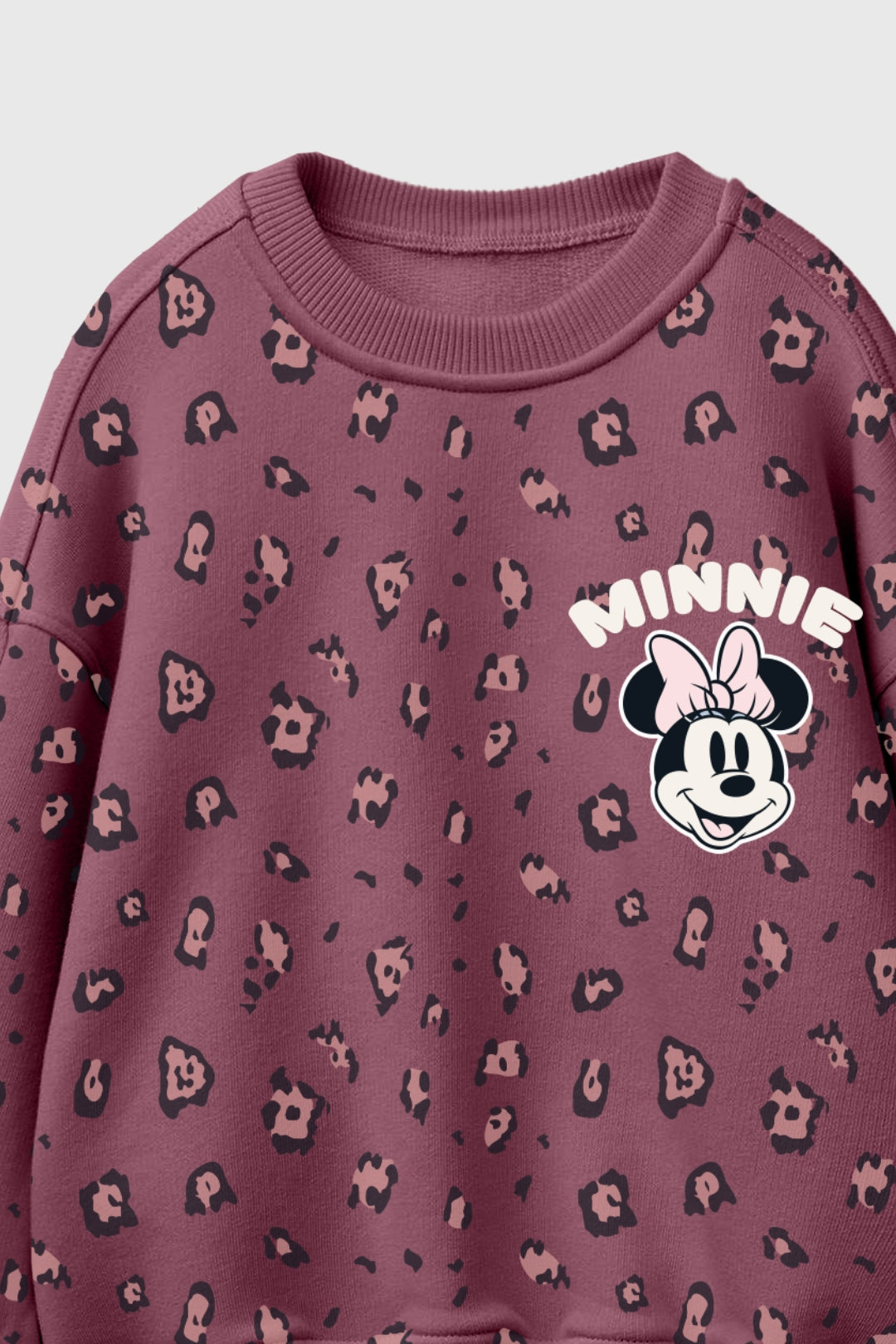 disney minnie mouse graphic sweatshirt for girls