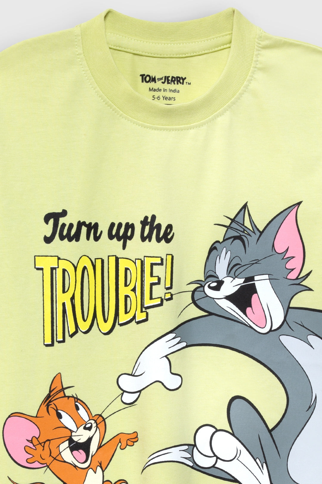 tom and jerry casual co-ord set for boys