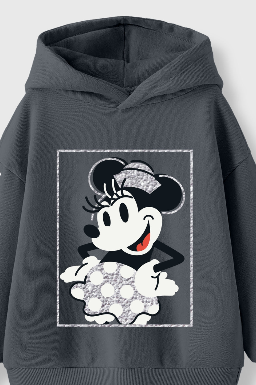 minnie mouse warm hoodie for girls