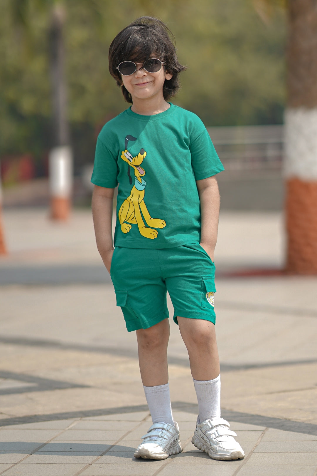 disney pluto casual co-ord set for boys