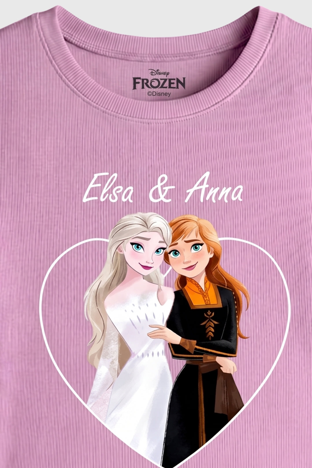 Elsa And Anna Ribbed Set