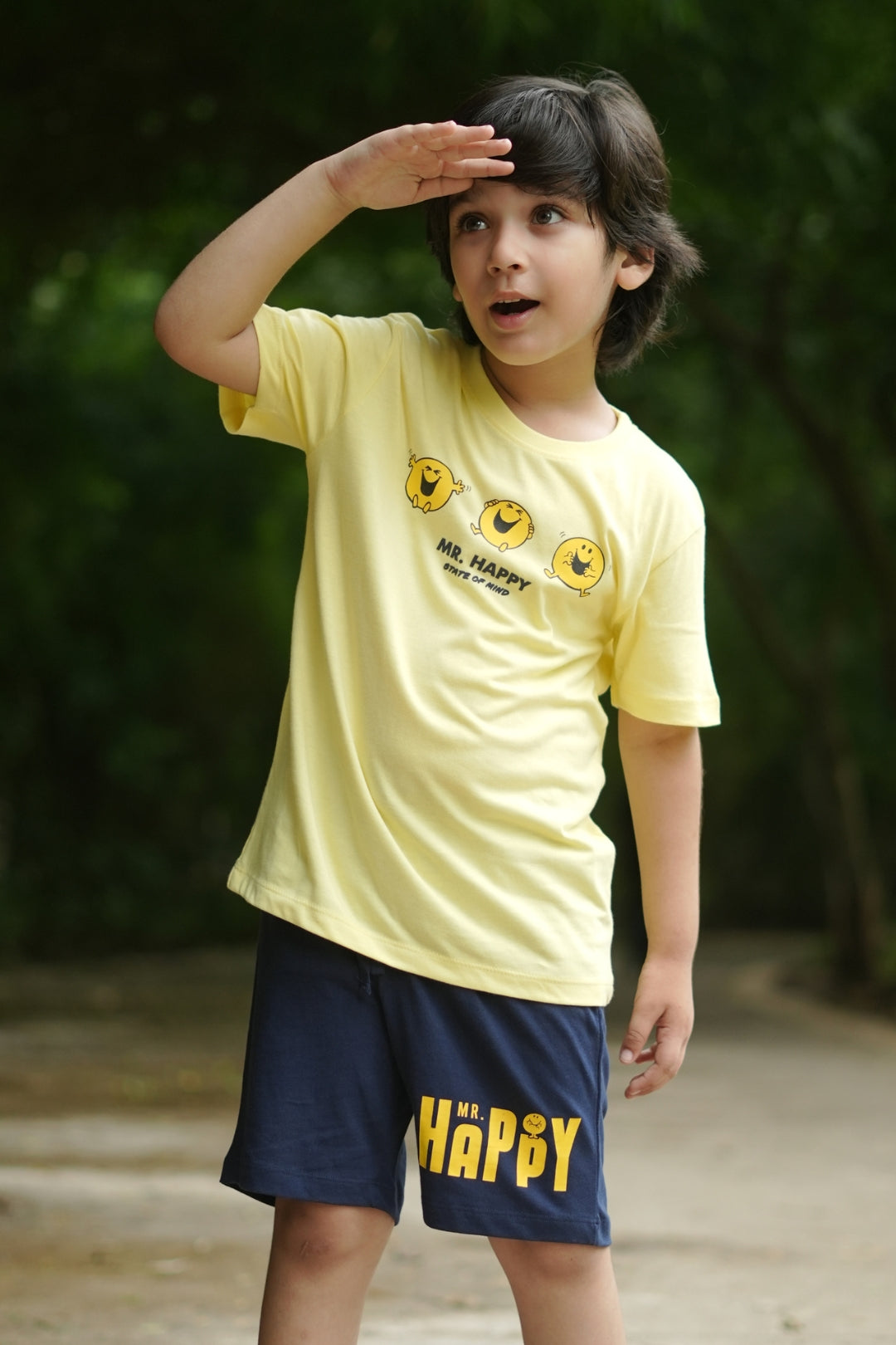 mr happy summer co-ord set for boys