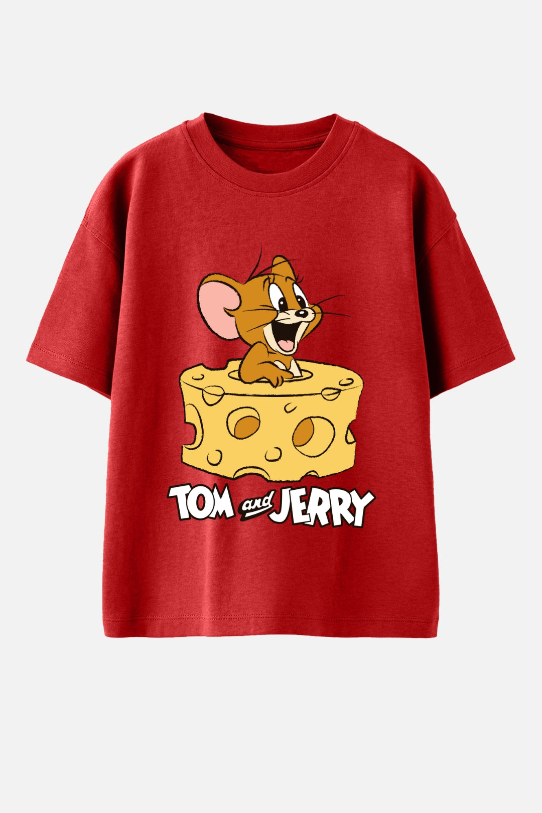 tom and jerry printed shorts set for boys