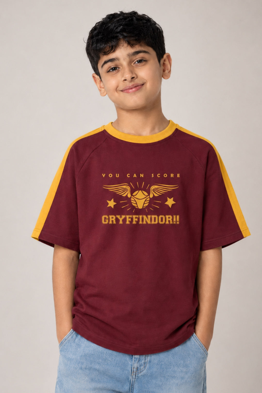 Gryffindor Raglan Color Block T-Shirt