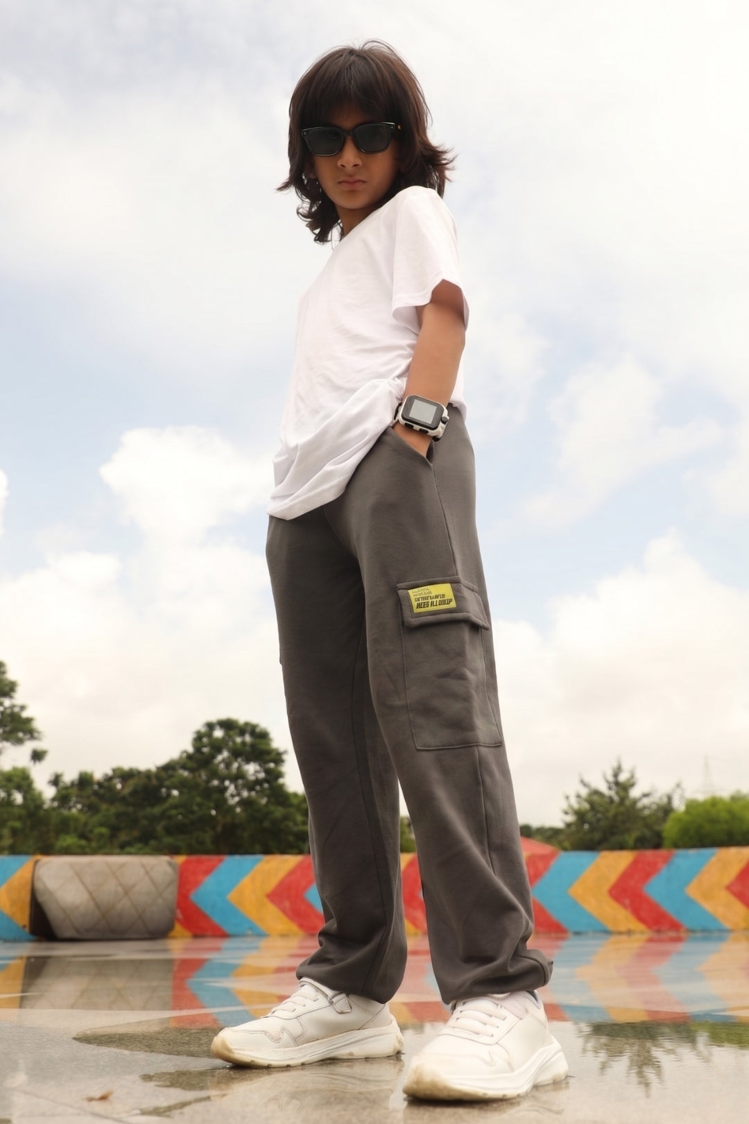 Vibe Check Dark Grey Jogger