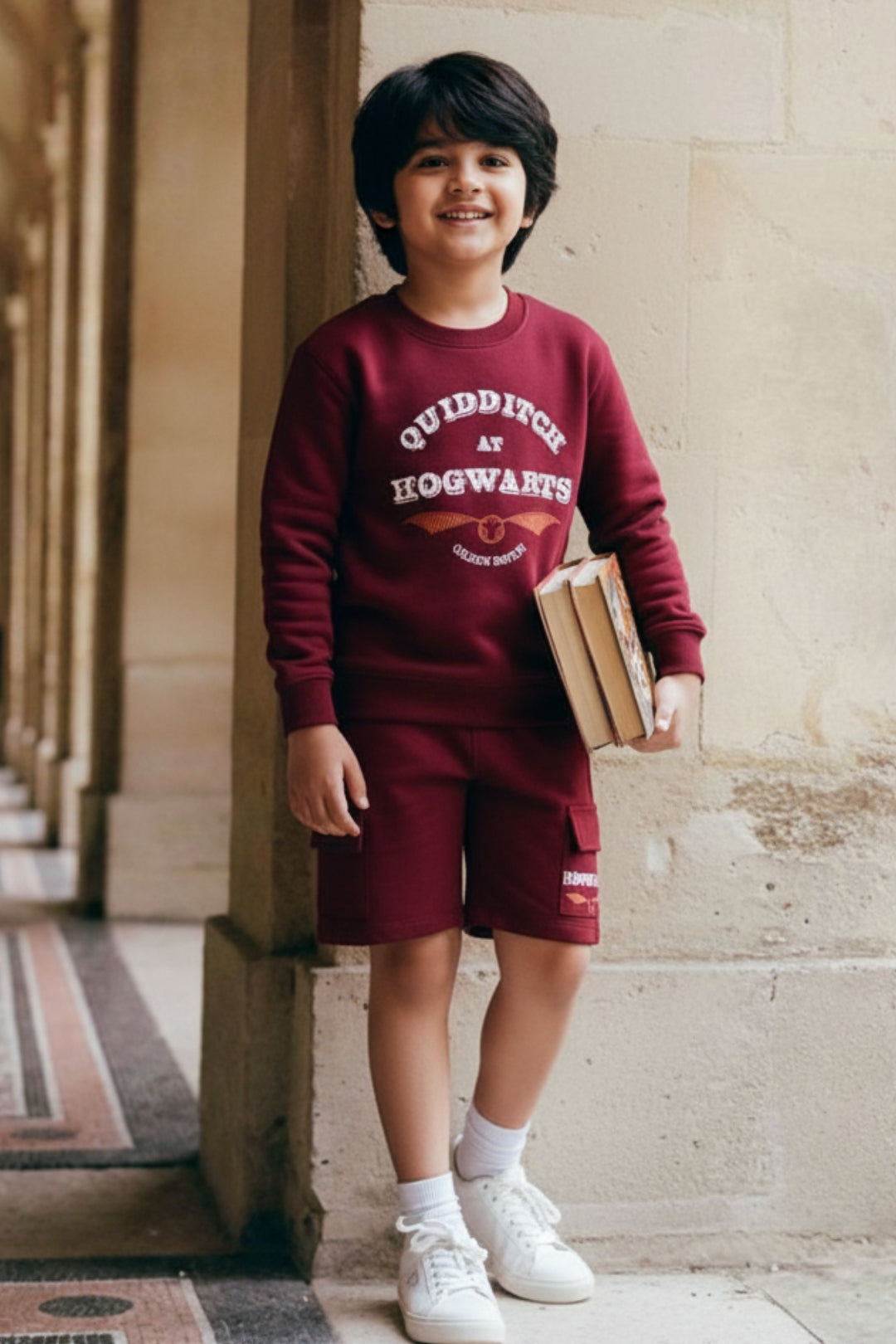 harry potter quidditch warm co-ord set for boys