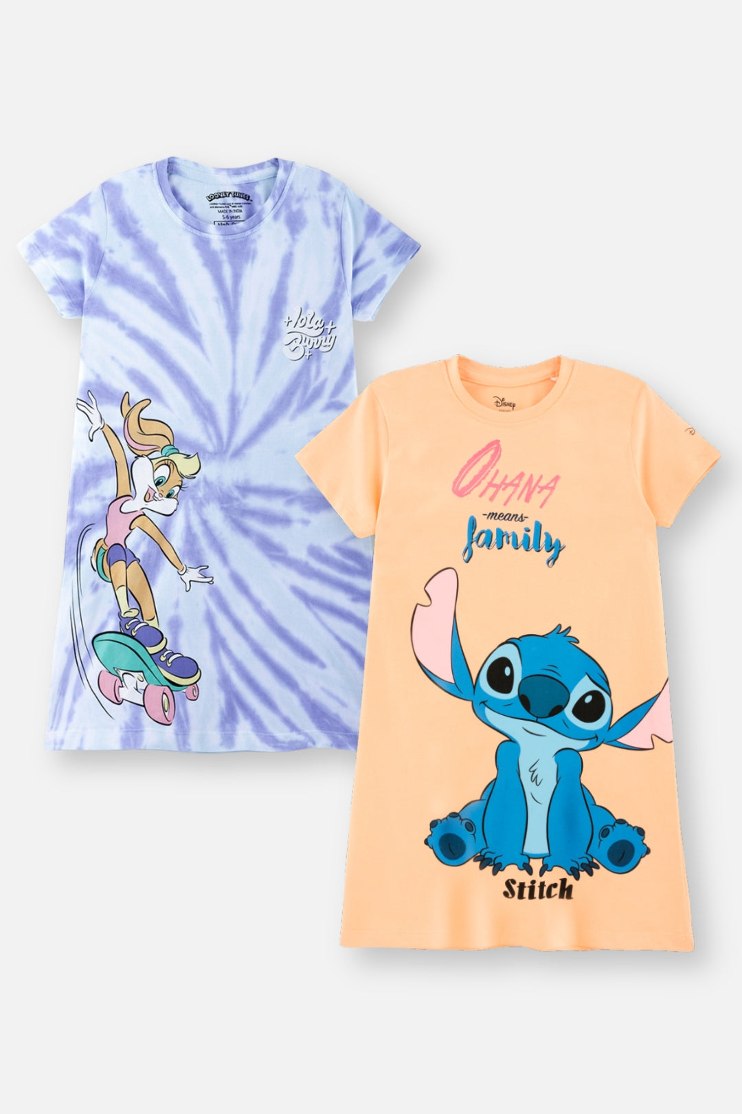 Ohana and Bunny Dress Pack Of 2