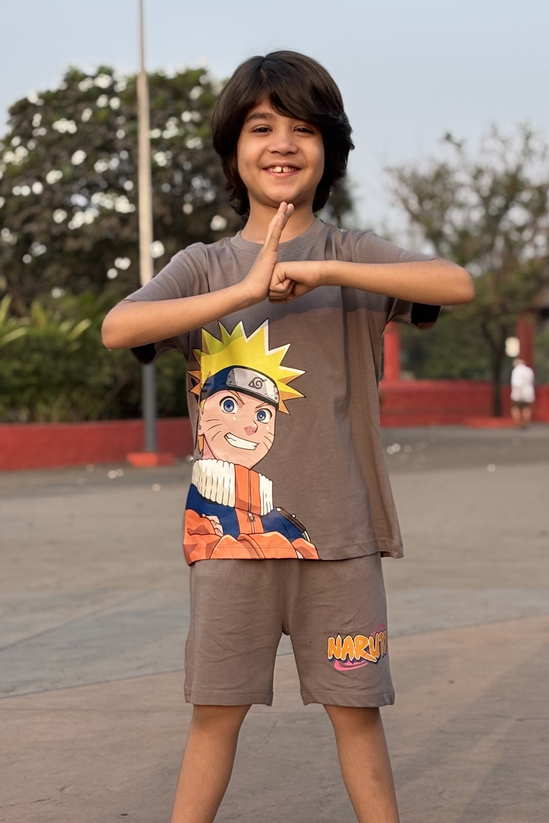 naruto shorts set for boys