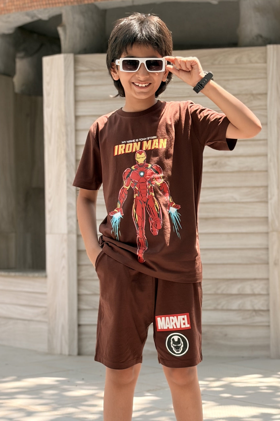 Iron Man Stark Shorts Set