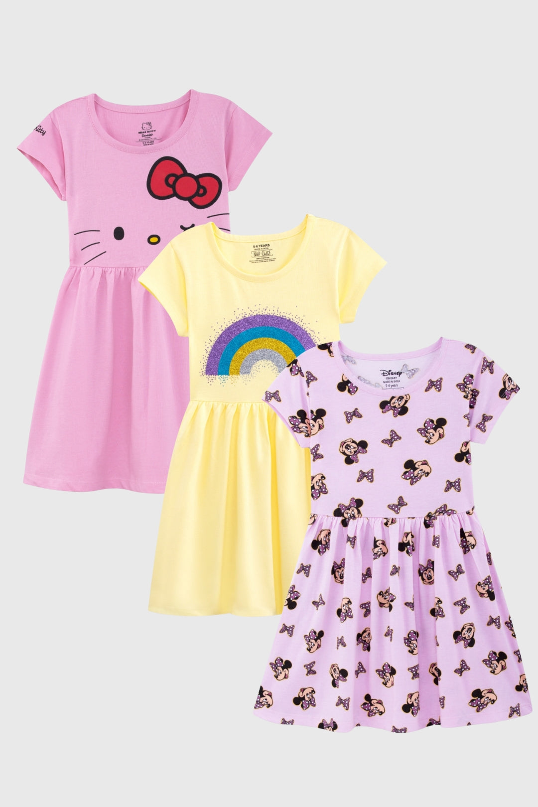 Hello Kitty Rainbow Minnie Pack Of 3