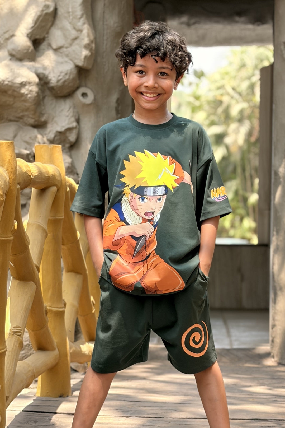 Naruto Shinobi Mode Shorts Set