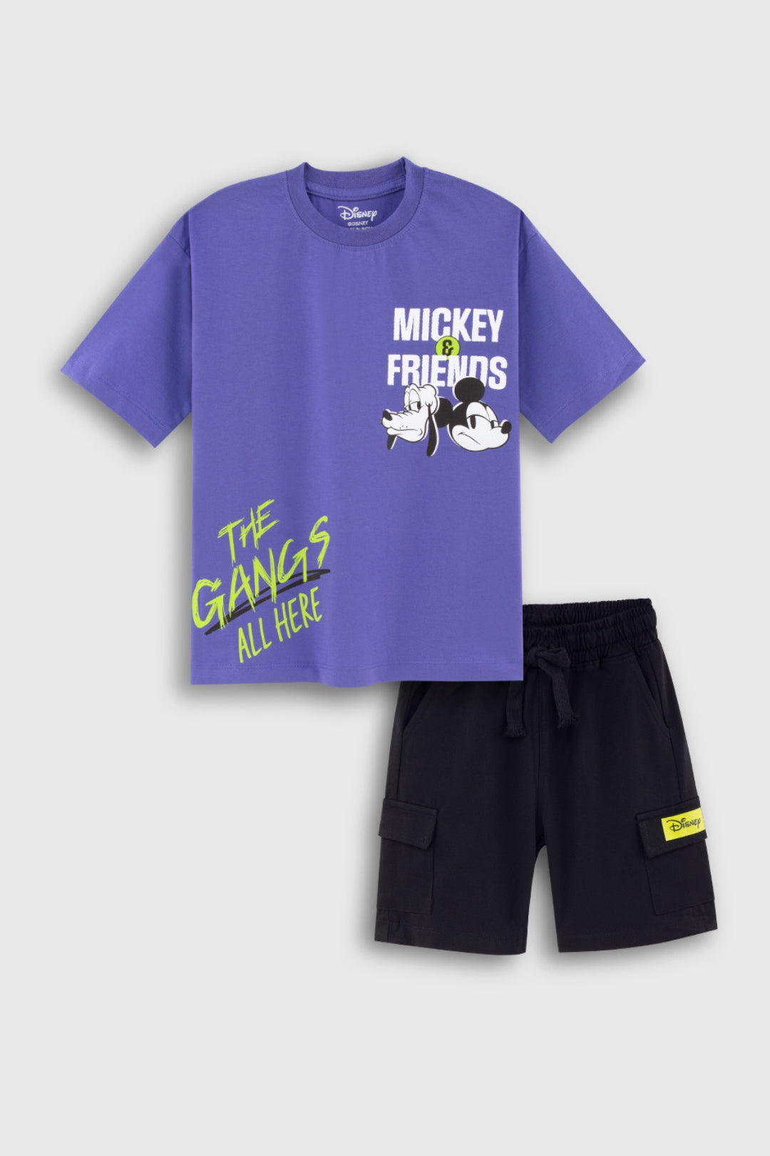 Mickey Squad Cargo Shorts Set