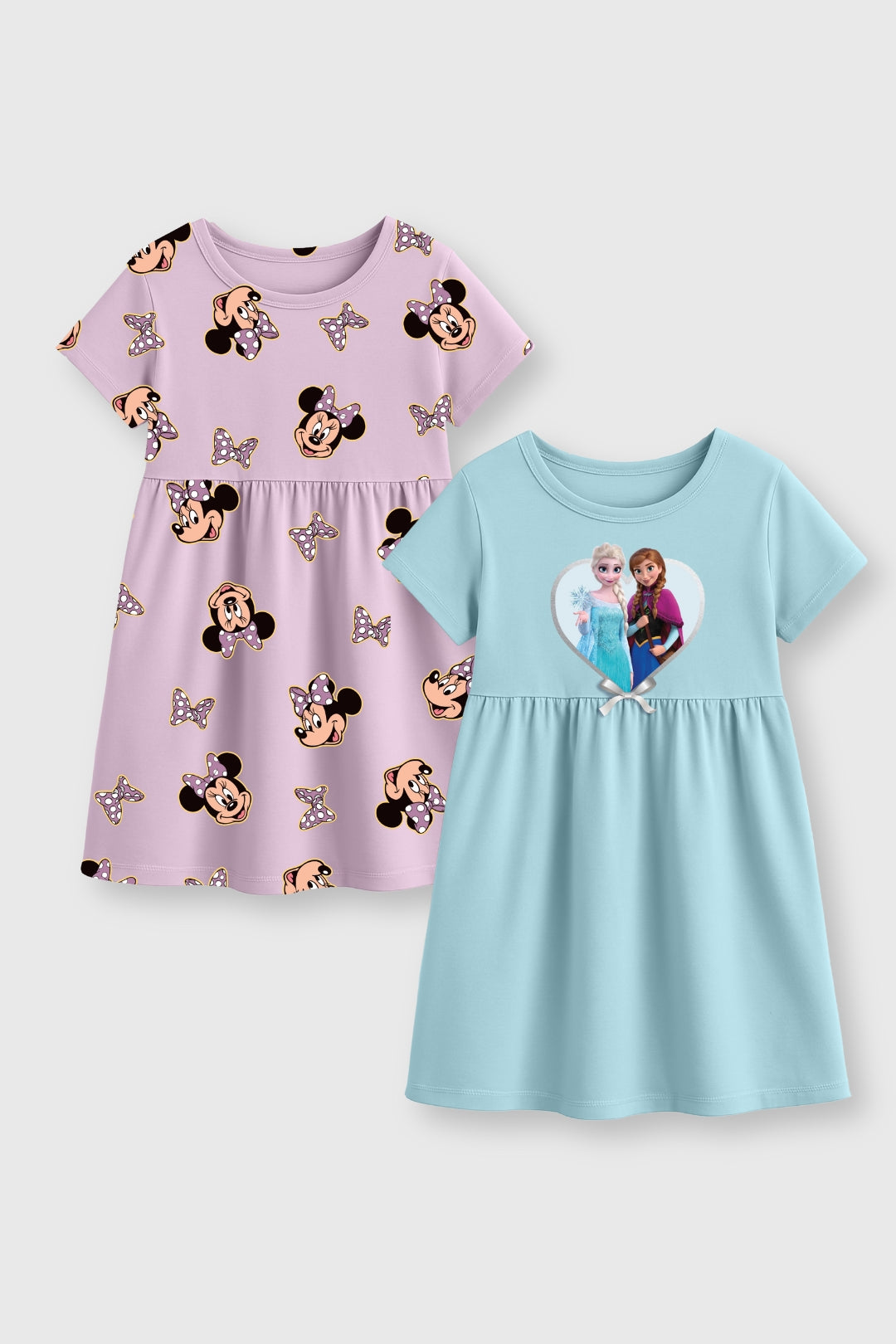Minnie and Frozen Dress Pack Of 2