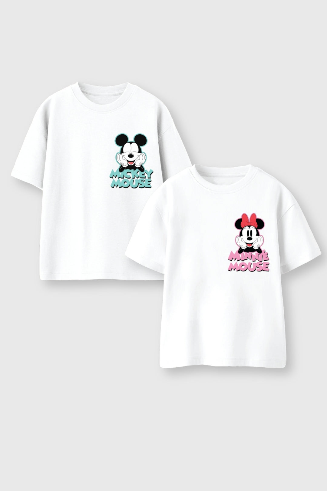 Mickey and Minnie Mouse T-Shirt Pack Of