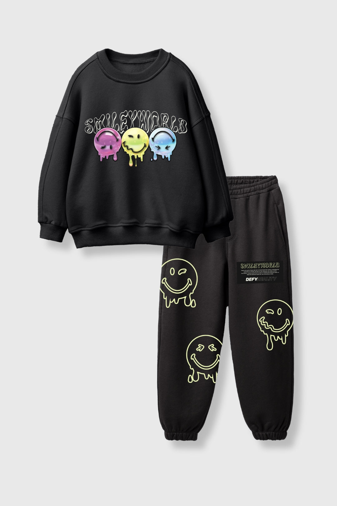 SMILEYWORLD ® Defy Reality Co-Ord Set For Family