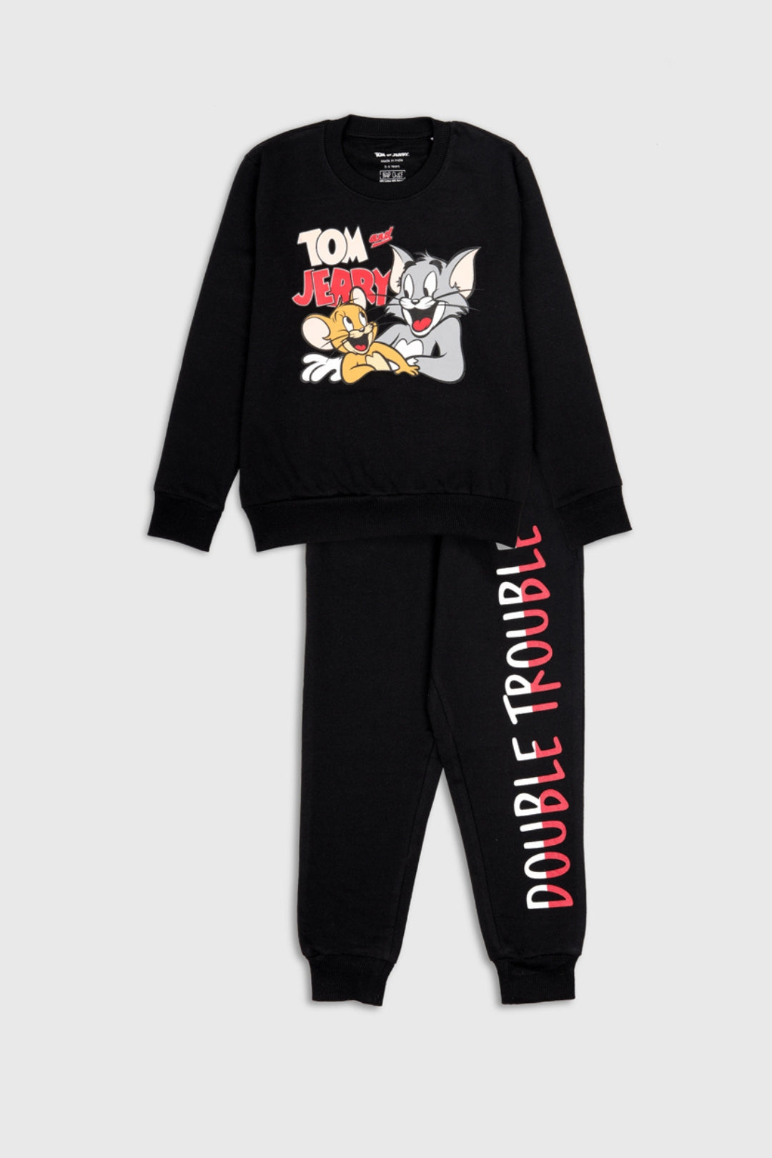tom and jerry warm co-ord set for boys