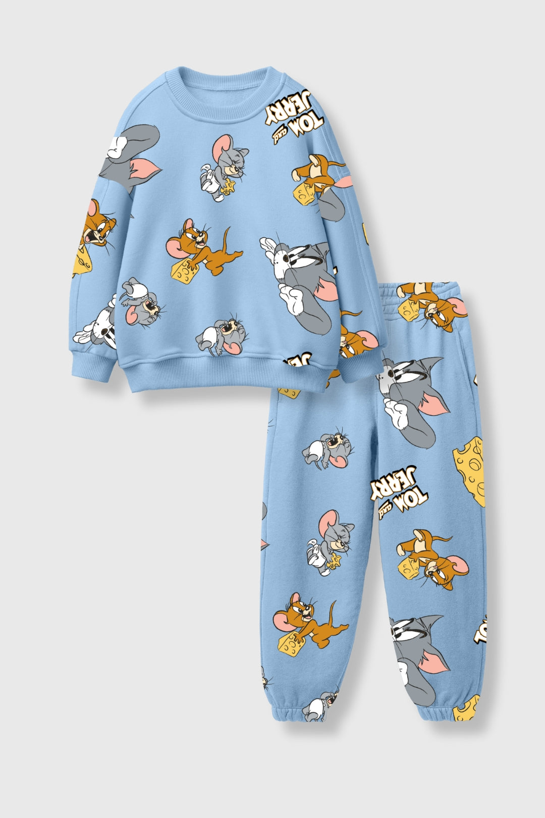tom and jerry warm co-ord set for boys