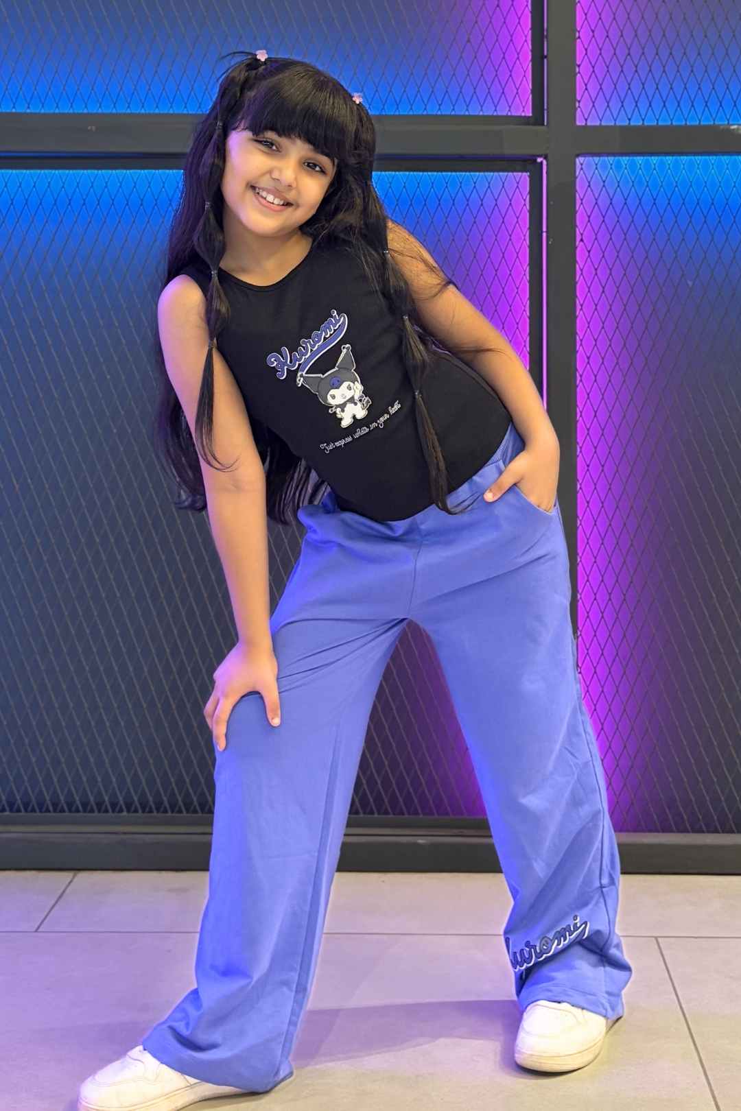 kuromi jogger set for girls