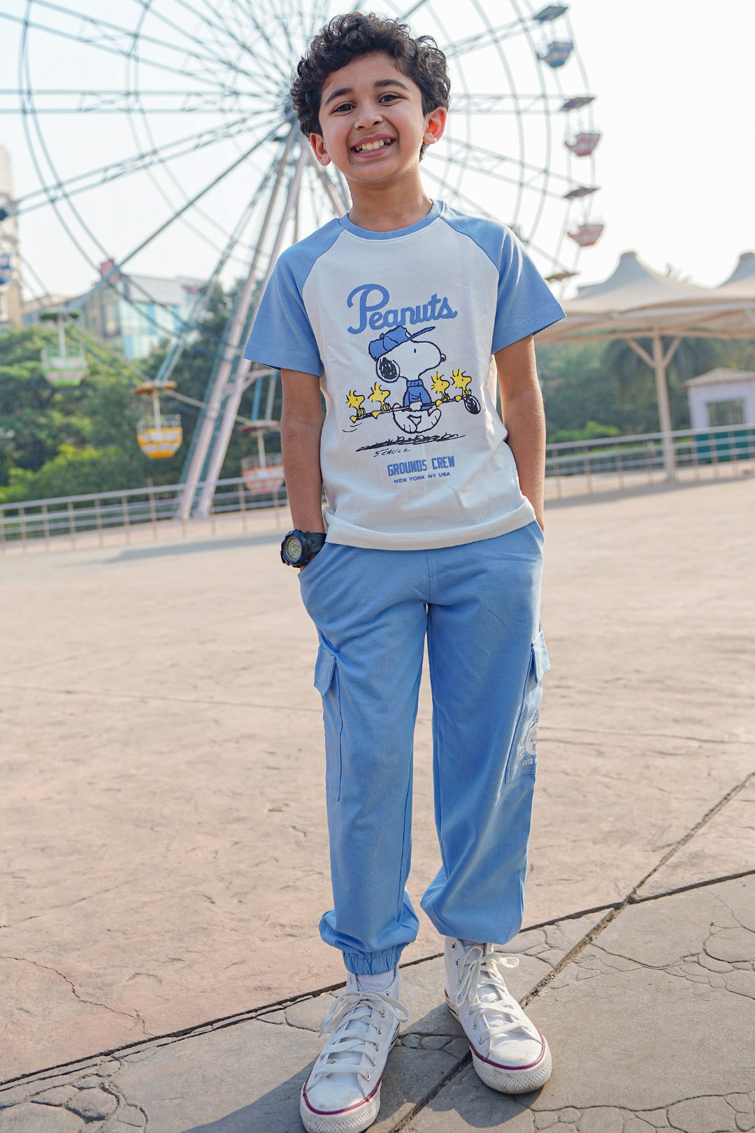 peanuts jogger set for boys