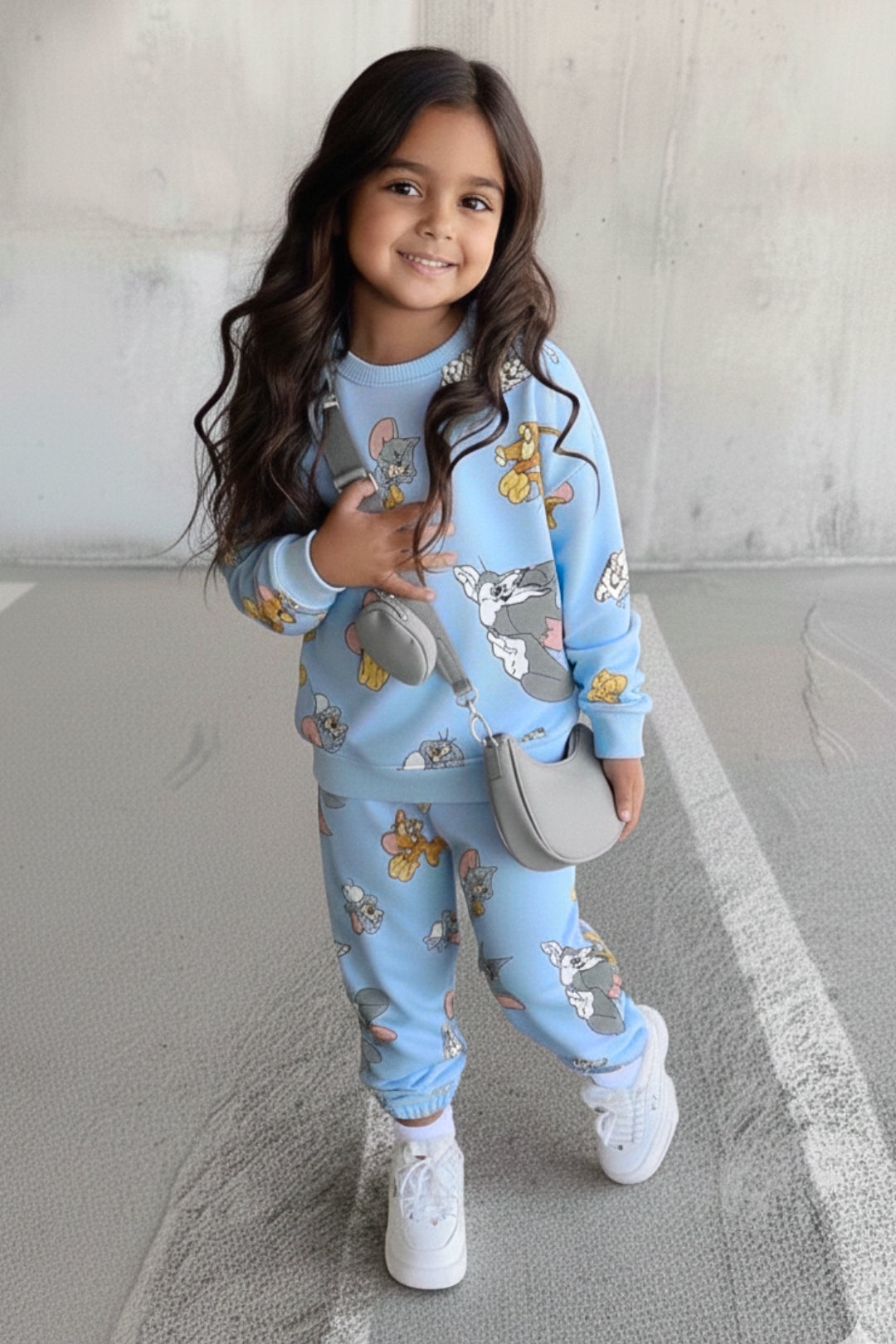 tom and jerry winter co-ord set for boys