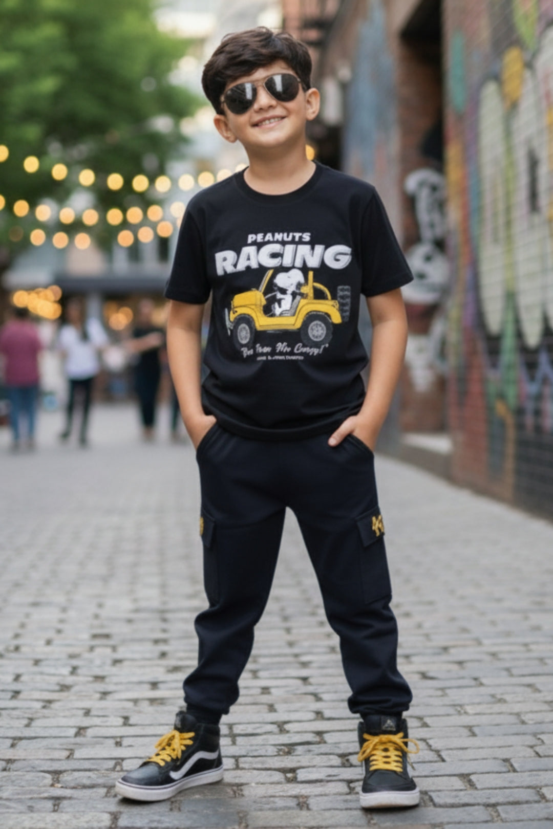 snoopy jogger set for boys