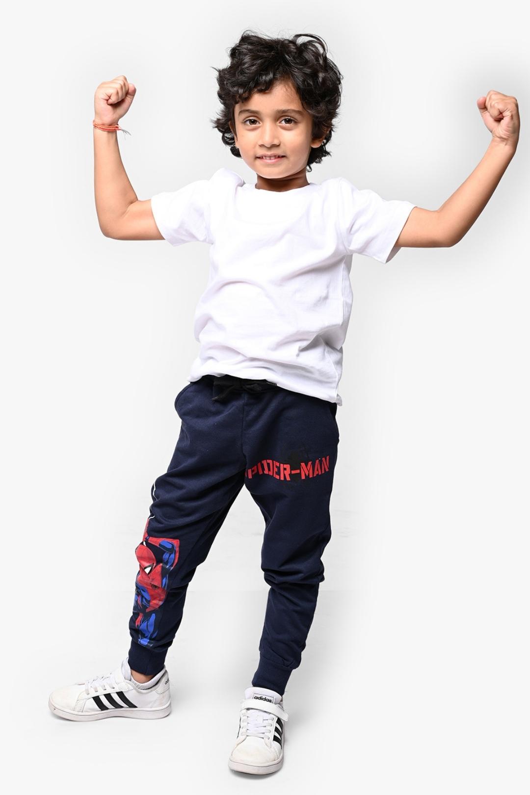 spider man trendy joggers for boys