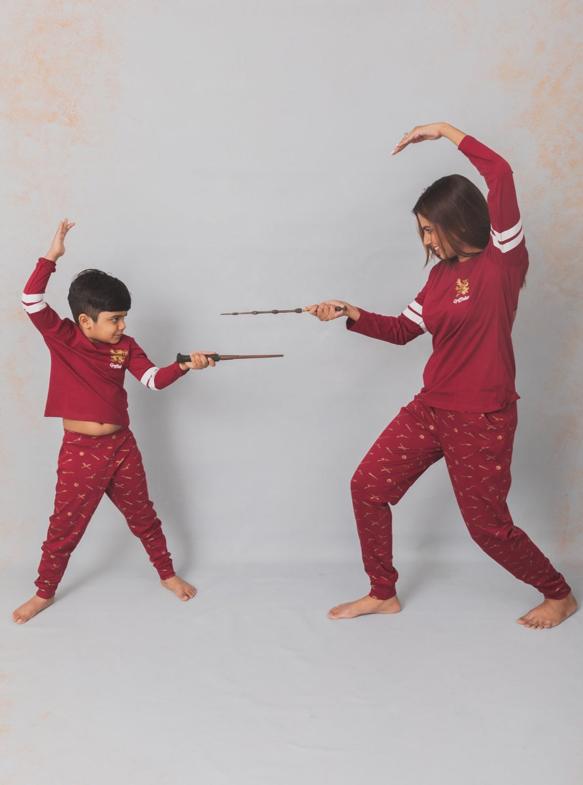 harry potter quidditch nap chief mom daughter twinning son 100% organic cotton cozy pajama set