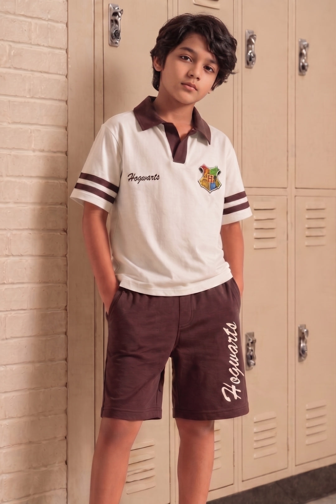 Hogwarts The Mischief Makers Polo Shorts Set
