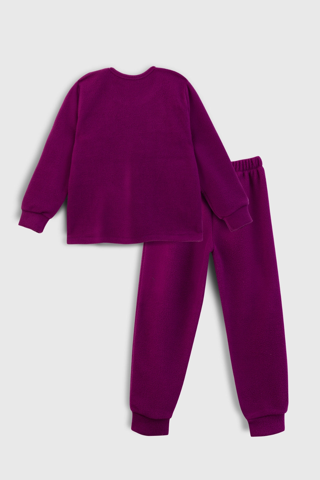 Reindeer Purple Polar Fleece Set