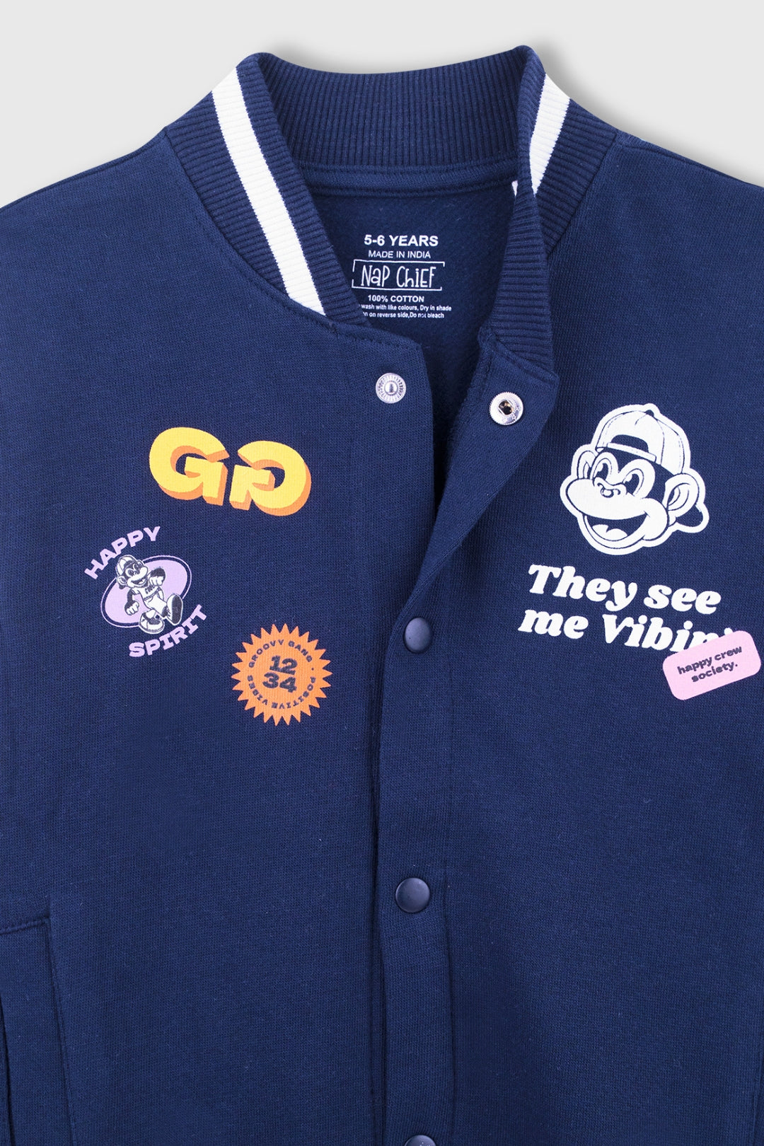 Funky Monkey Varsity Jacket