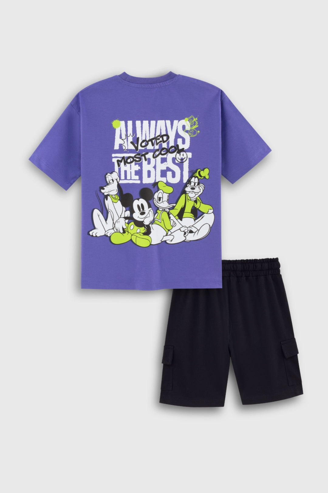 Mickey Squad Cargo Shorts Set